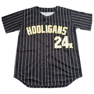 Bruno Mars 24K Hooligans Baseball Jersey Magic BLACK Men's